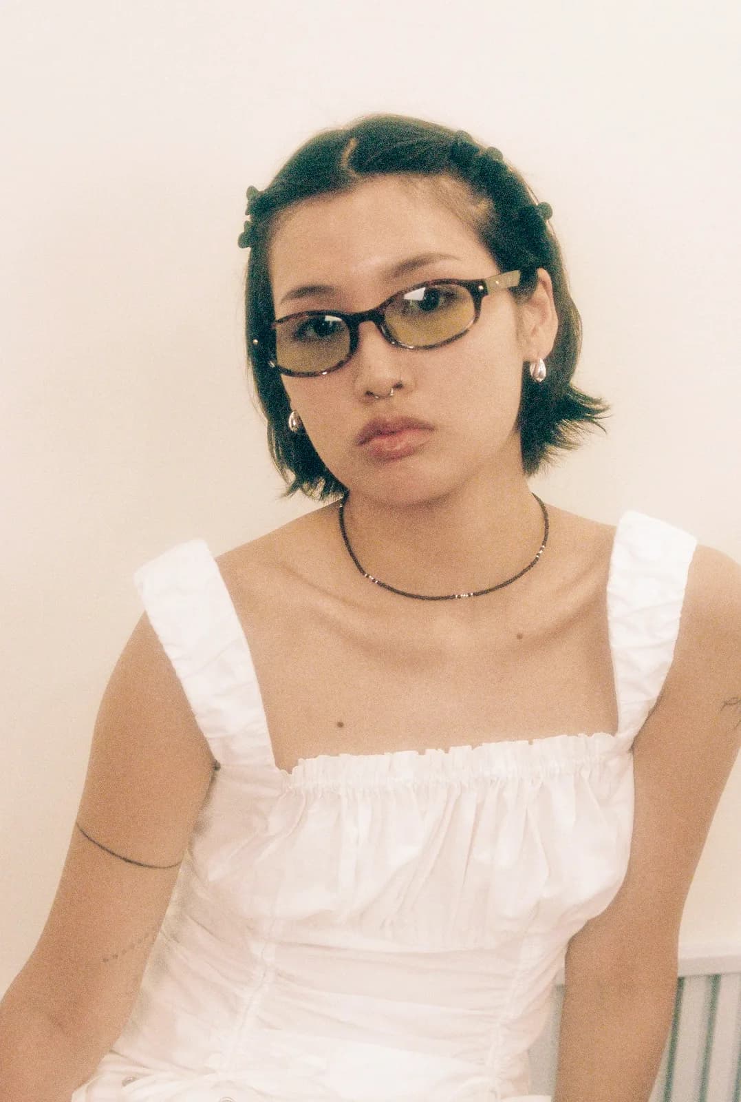 Vicky Bustier White
