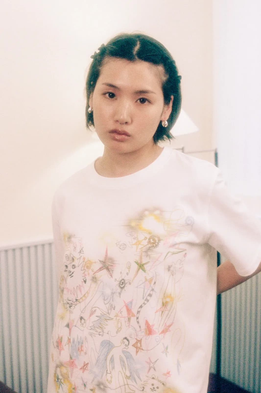 Twinkle Oversized Tee White
